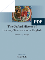 Ellis - The Oxford History of Literary Translation in English - Volume I