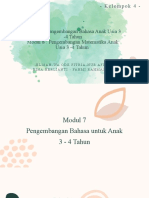 Metode Pengembangan Perilaku Dan Kemampuan Dasar Anak Usia Dini Kelompok 4 (Modul 7,8)