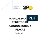 2personnel - Manual de Registro de Placas y Conductores