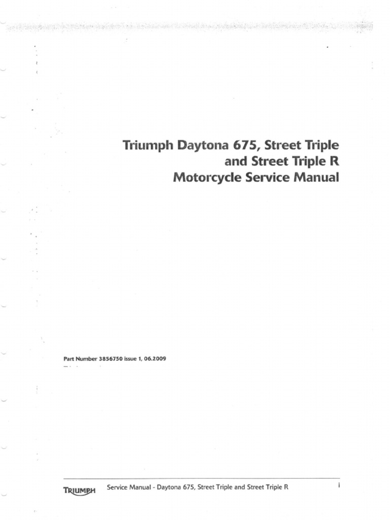 Daytona Street Triple R 675 SM 2009 Parte | Ignition System | Fuel Injection