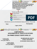 Estructura de Proyecto