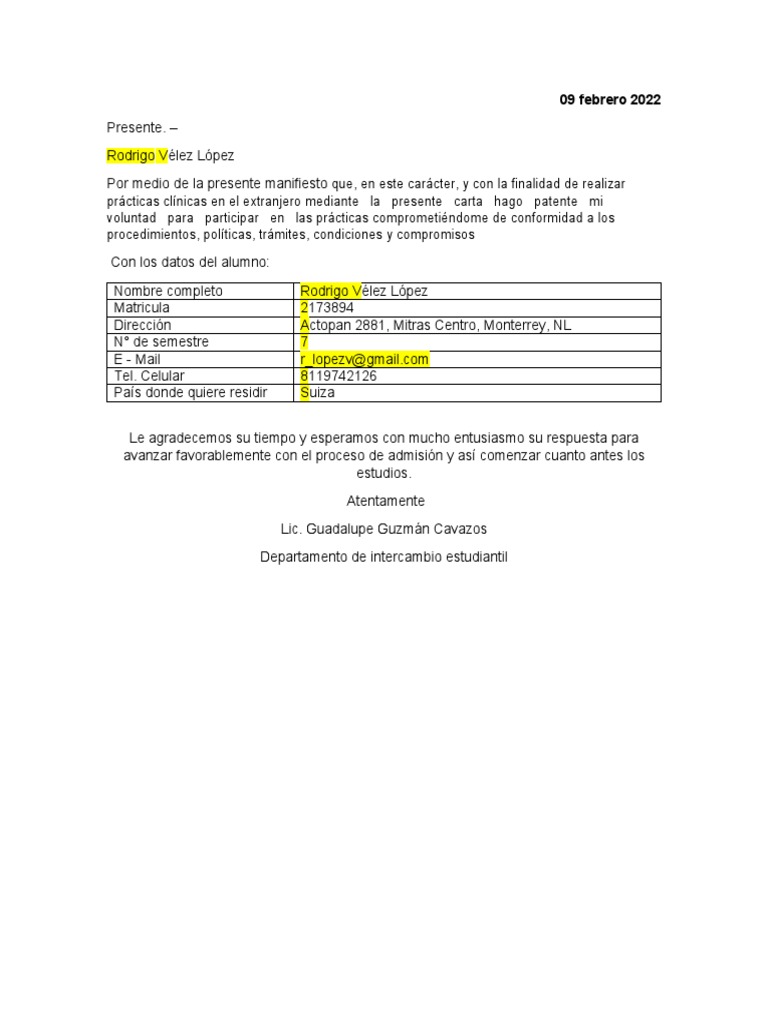 Practica 3 Carta Origen PDF