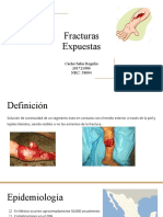 Tema 3 y 4. Fracturas Expuestas.