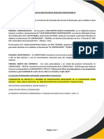 Contrato de Elaboración de Proyecto e Informe de Investigación - J&M Consultoria e Investigacion