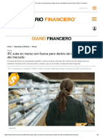 IPC Sube en Marzo Con Fuerza Pero Dentro de Las Expectativas Del Mercado - Diario Financiero
