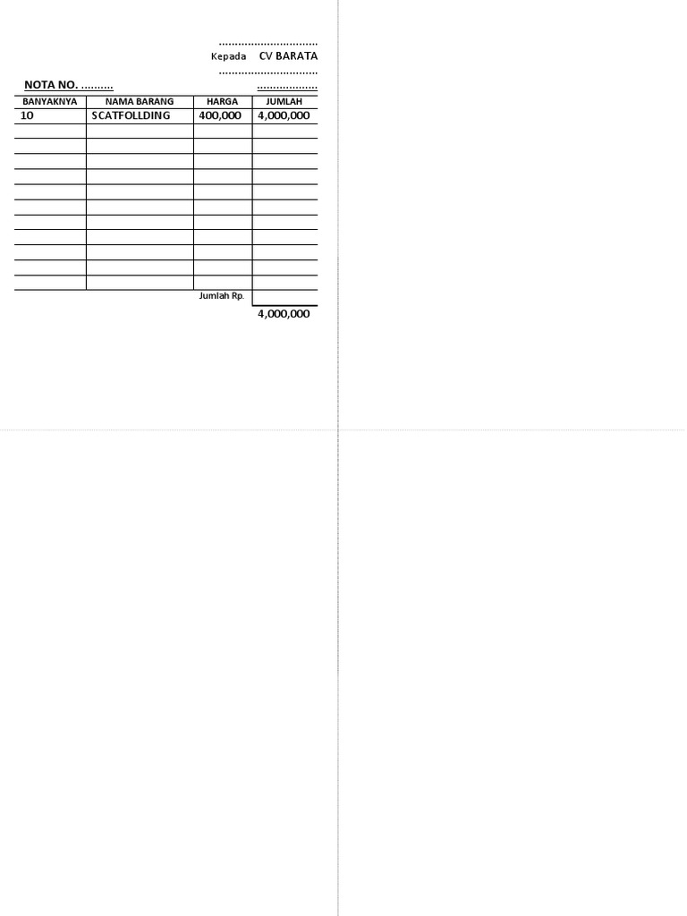Nota | PDF
