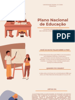 Plano Nacional de Educação: Universidade Federal Do Ceará Pedagogia