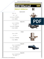 Termostatos para Renault Utilitarios