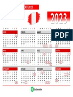 Calendario 2023 Peru