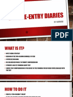 Double-Entry Diaries