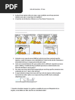 Lista de Exercicios 9 Ano Estudo Das Forcas Leis de Newton Ou Leis Do Movimento