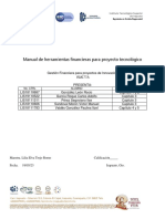 Entrega Manual de Herramientas Financieras para Proyecto Tecnológico