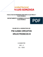 Silabo - 2J3084 - CIRCUITOS ELECTRONICOS III