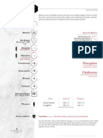 Character Sheet - Fighter - INK FRIENDLY