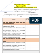 Pauta de Evaluación Organizador Gráfico Consecuencias Del Movimiento de Las Placas