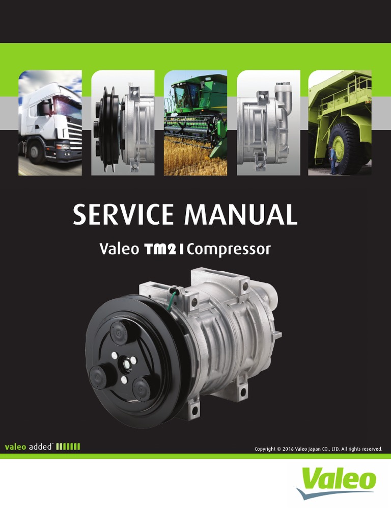 Valeo TM21 Compressor Service Manual | PDF