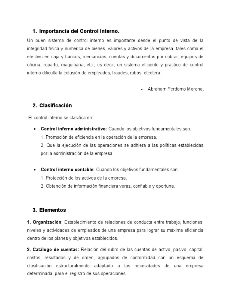 Control Interno | PDF | Contabilidad | Presupuesto