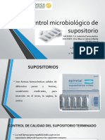 Validación de Los Microbiologicos Supositorios Final