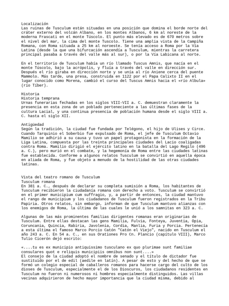 Tusculum PDF