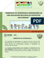 Presentación Ambientes de Aprendizaje - Educación Física