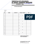 Daftar Hadir Rapat