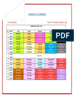 Horario de Secundaria