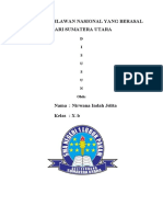 Pahlawan Nasional Yang Berasal Dari Sumatera Utara