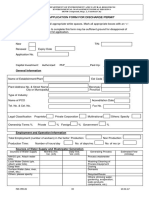Application Form Discharge Permit