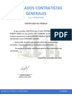 CERTIFICADO Reynaga Robert