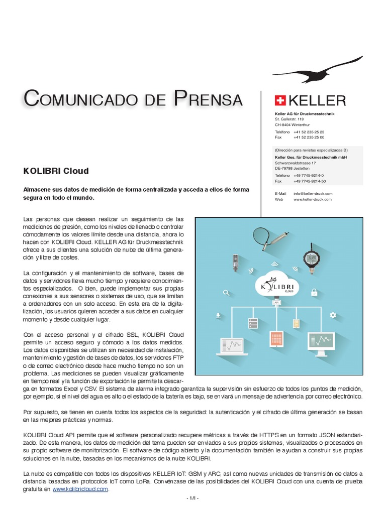 KOLIBRI Cloud: Medición y Acceso Seguro | PDF | Computación en la nube ...