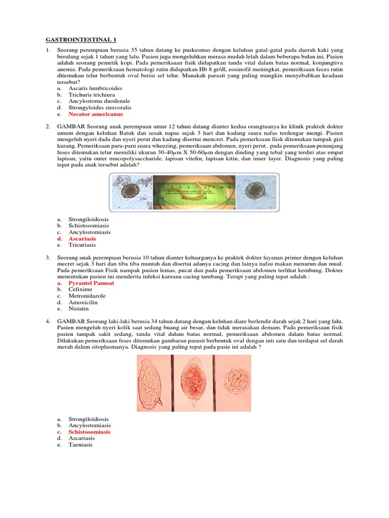 Gastrointestinal 1-3 Fix | PDF