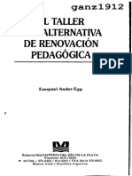 ANDER-EGG, E. - El Taller, Una Alternativa de Renovación Pedagógica (OCR) [Por Ganz1912]