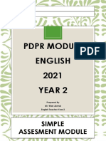 English Module PDPR Year 2 (Simple Assesment Listening)