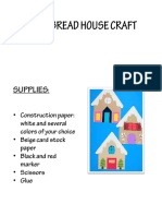 8 - Gingerbread House Craft