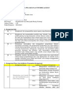 Rencana Pelaksanaan Pembelajaran Kinetika Gas PBL Dimas