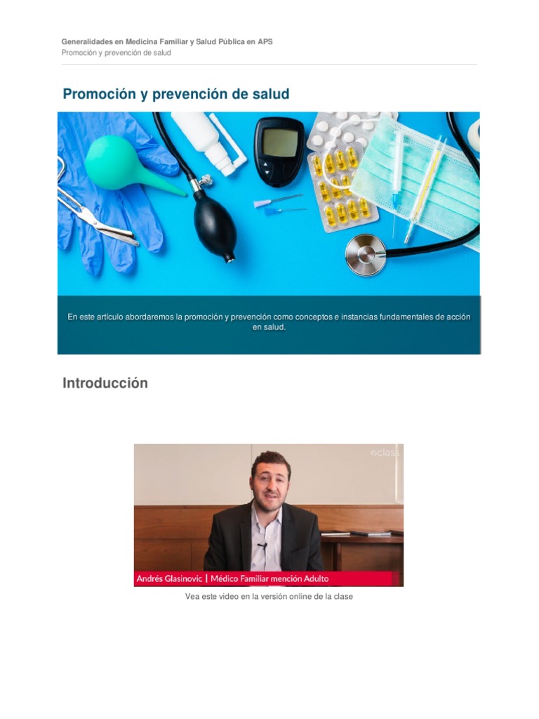 Promocion Y Prevencion De Salud Descargar Gratis Pdf Promoción De