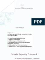 Topic 2 Regulatory and Conceptual Framework