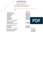 Statement of Cash Flow