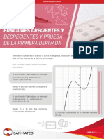 Funciones Crecientes y Decrecientes