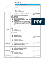 Jadual Transisi Minggu 1