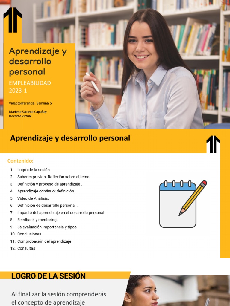 Aprendizaje y Desarrollo Personal 2023 | PDF | Aprendizaje | Evaluación
