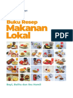 Buku Resep Makanan Lokal Bayi, Balita Dan Ibu Hamil