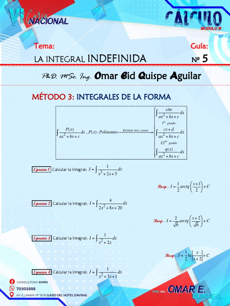 Integrales Parte 5 | PDF | Análisis | Física Matemática