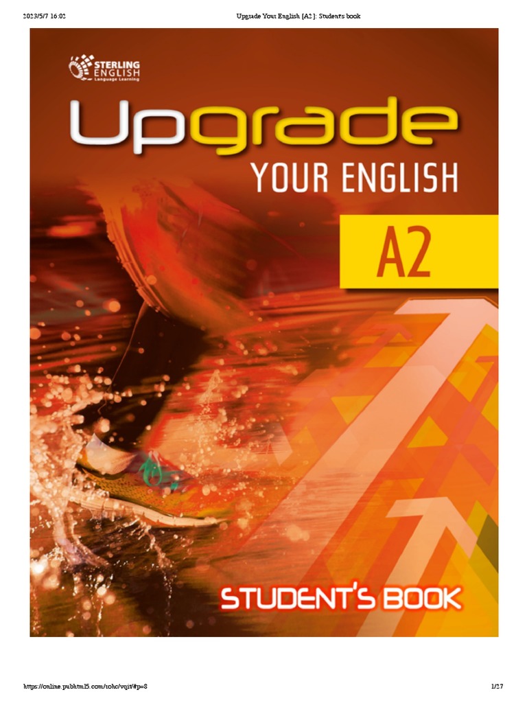Upgrade your english a2 student s book pdf