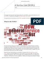 New General Word List (NGSL)