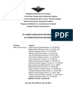 Trabajo Escrito - El Poder Legislativo Nacional y El Poder Ejecutivo Nacional