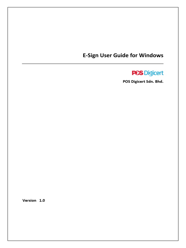 Free Pdf E Sign