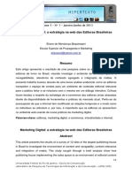 Marketing Digital - A Estratégia Na Web Das Editoras Brasileiras