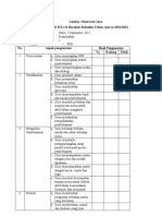 Lembar Observasi