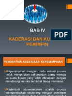 Bab 4 Kaderasi Dan Kualitas Pemimpin